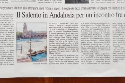 Salento in Andalusia per un incontro fra culture